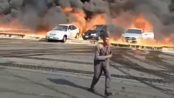 Եգիպտոսում նավթի խողովակաշարից արտահոսքի հետևանքով խոշոր հրդեհ է բռնկվել մայրուղում․ կա 17 վիրավոր, վնասվել է 31 մեքենա (տեսանյութ, լուսանկար)