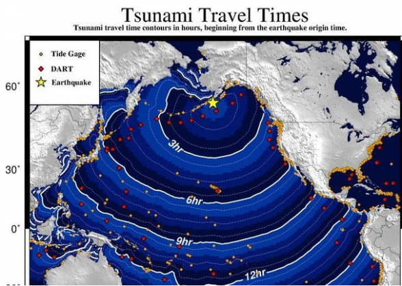 Сейсмологи предупредили Аляску об угрозе цунами