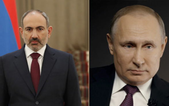 Пашинян и Путин обсудили ситуацию в Карабахе