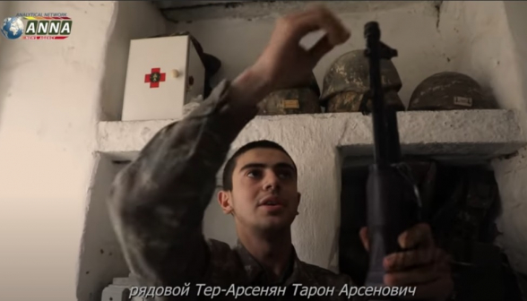 Армянский солдат готов воевать до конца (видео)