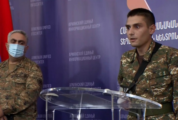 Брифинг Арцруна Ованнисяна и солдата-срочника Арутюна Дохояна (видео)