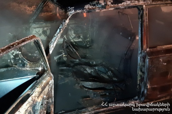 Մարգարա գյուղում այրվել է «ՎԱԶ-2101» մակնիշի ավտոմեքենա