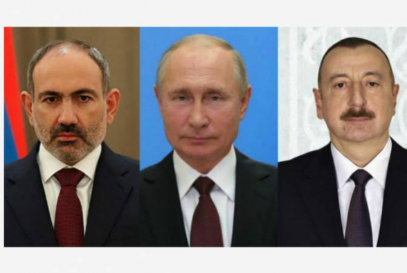 Путин обсудил с Алиевым и Пашиняном итоги поездки российской делегации в Баку и Ереван