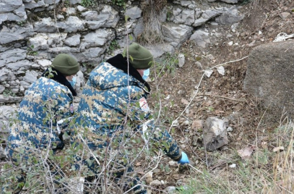 В результате поисковых работ накануне в Физули обнаружены тела 7 военнослужащих