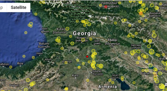 Գիշերը Նինոծմինդայում երկրաշարժ է տեղի ունեցել