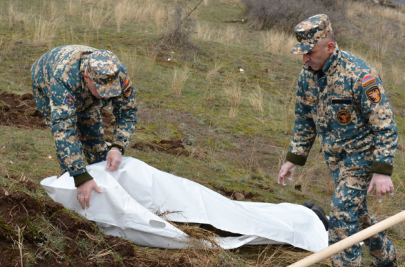 В результате поисковых работ в Воротане были обнаружены останки 4 человек – ГСЧС Арцаха