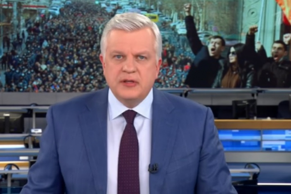 Первый канал России обратился к нашумевшему заявлению Пашиняна и напряженной политической обстановке в Армении (видео)