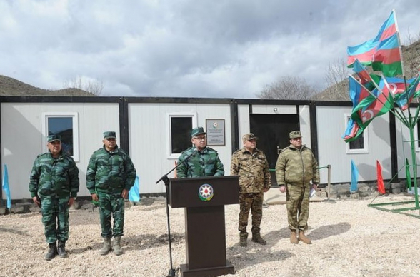 Азербайджан открыл на границе с Арменией новую воинскую часть ГПС