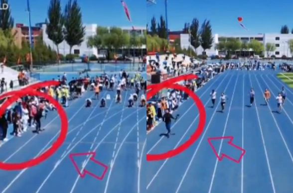 Չինաստանում վազքի մրցումների ժամանակ օպերատորն ավելի արագ է վազել վազորդներից