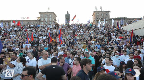 Митинг блока «Армения» в Шенгавите (видео)