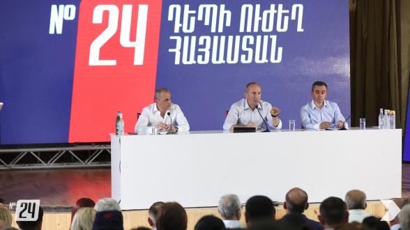 Предвыборная встреча блока «Армения» в Масисе (видео, фото)