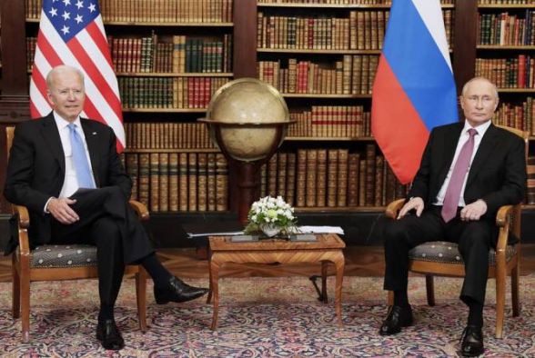 В Женеве проходит встреча Владимира Путина и Джо Байдена