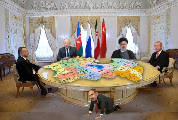 Հայաստանը՝ բանակցային սեղանի վրա, Նիկոլը՝ սեղանի տակ