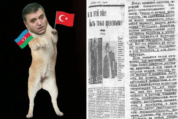 Թուրք–ադրբեջանական քարոզիչ Վահրամ Աթանեսյանը և քաղաքական անբարոյականությունը