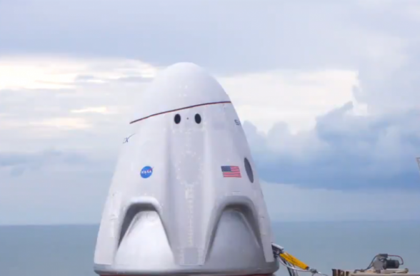 Միջազգային տիեզերակայանից անջատված Crew Dragon տիեզերանավը վայրէջք է կատարել Ատլանտյան օվկիանոսում