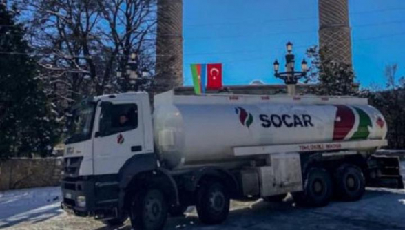 На дороге Горис-Капан установлена заправка SOCAR