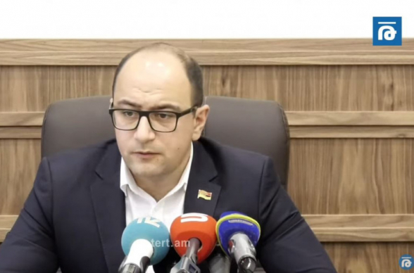 Пресс-конференция секретаря фракции «Честь имею» Айка Мамиджаняна (видео)