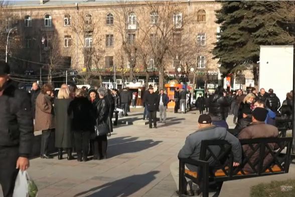 Акция в Ванадзоре в поддержку Мамикона Асланяна (видео)