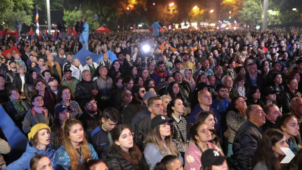 Митинг Движения сопротивления на площади Франции (видео)