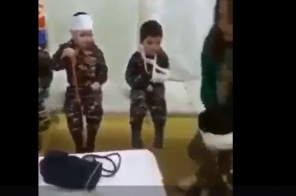 Ադրբեջանում երեխաներին պատրաստում են, այսպես կոչված, «հաղթանակի օրվան» (տեսանյութ)