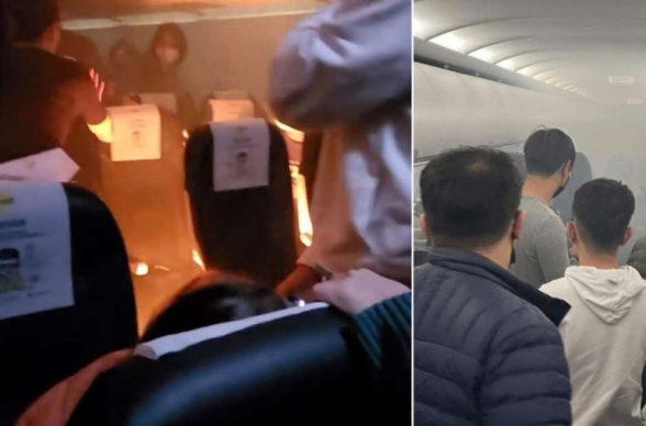 Թայվանից մեկնող ինքնաթիռում լիցքավորիչը գերտաքացել ու պայթել է՝ առաջացնելով հրդեհ (լուսանկար, տեսանյութ)