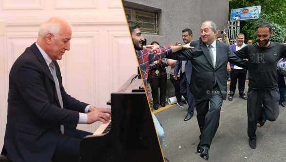 Завтра, когда в Армении произойдет великая трагедия, один из них вновь будет играть на фортепиано, а другой направит твит
