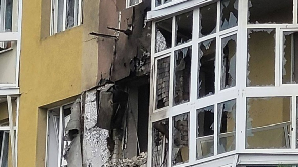 В Воронеже БПЛА попал в жилой дом, есть раненые
