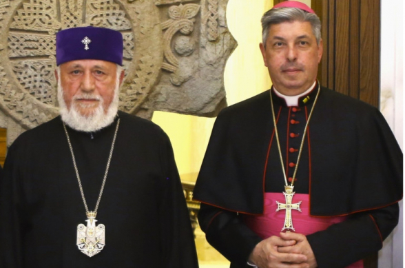 Վեհափառն ու Սուրբ Աթոռի առաքելական նվիրակը քննարկել են Արցախի հոգևոր, մշակութային ժառանգության պահպանման և հայ գերիների վերադարձման խնդիրներին