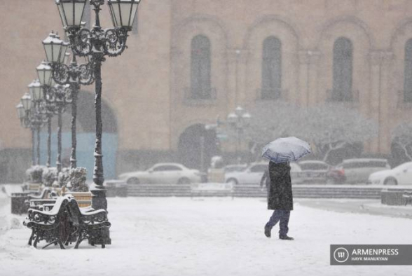 Новый циклон со Средиземного моря принесет в Армению снегопады и метель
