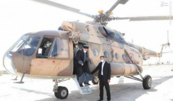 Вертолет президента Ирана совершил жесткую посадку (видео)