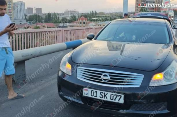Երևանում «Volkswagen»-ը վրաերթի է ենթարկել «Nissan»-ի վարորդին, երբ նա փորձել է փոխել մեքենայի անվադողը