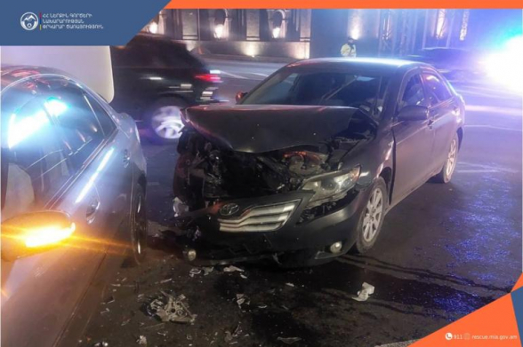 Երևանում բախվել են «Toyota»-ն և «Mercedes-Benz»-ը․ կան տուժածներ