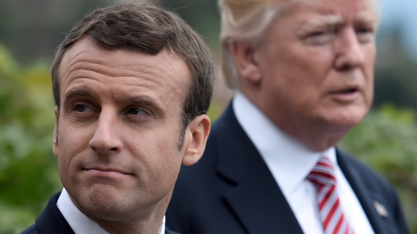 Макрон выступил против введения Трампом пошлин в отношении ЕС