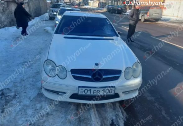 Երևանում «Mercedes»-ը վրшերթի է ենթարկել կին հետիոտնի․ վերջինը տեղափոխվել է հիվանդանոց