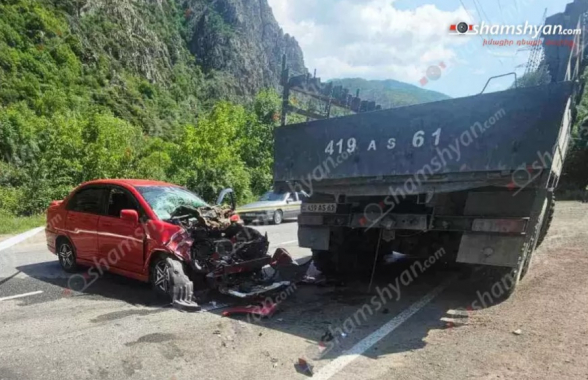 Կապանում բախվել են բեռնատարը և «Suzuki»-ն․ տnւժածներից մեկը երեխա է