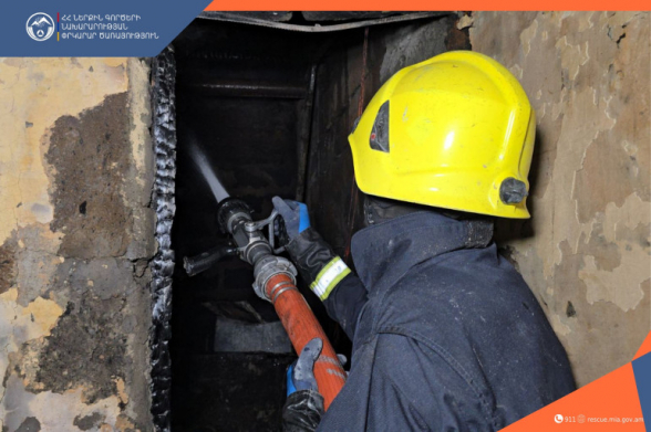 Հրդեհ՝ Հաղթանակ թաղամասի Ամառանոցային փողոցի տներից մեկում․ հայտնաբերվել է 3 մшրմին