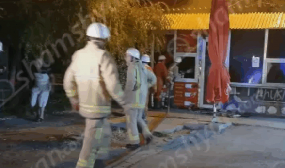 Պшյթյուն է տեղի ունեցել հրդեհի բռնկումով՝ Սևանի փողոցում գործող սննդի կետում