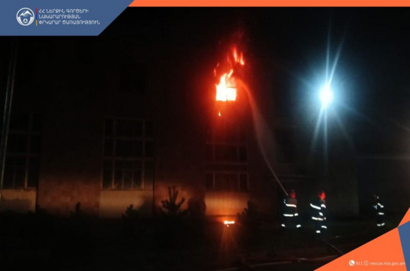 Ալավերդու գործարաններից մեկի հանդերձարանում հրդեհ է բռնկվել