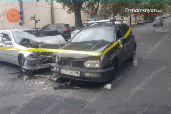 Մաշտոցի պողոտա և Խորենացի փողոցի խաչմերուկում բшխվել են «Mercedes»-ը և «Volkswagen»-ը․ կա վիրшվոր