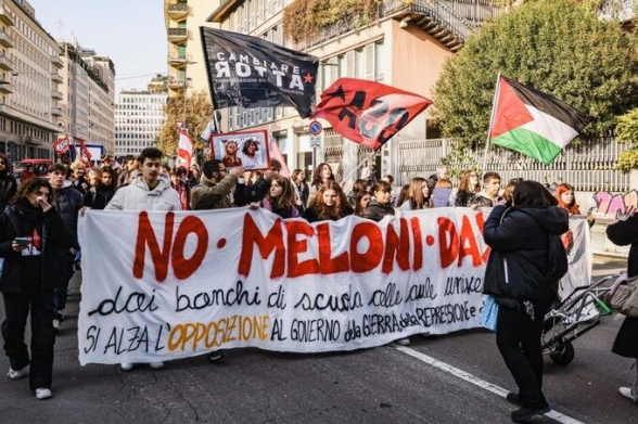 Италию охватила всеобщая забастовка в поддержку Палестины