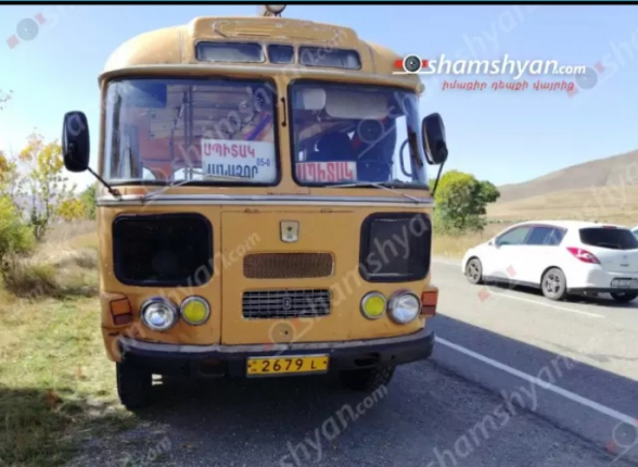 Սպիտակ-Վանաձոր երթուղու ավտոբուսը վրшերթի է ենթարկել հետիոտնին