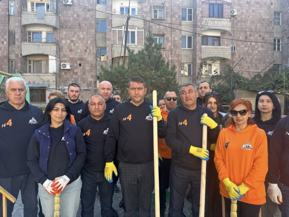 «Մայր Հայաստան». «Մաքուր Վաղարշապատ», Մաշտոց փողոց (տեսանյութ, լուսանկար)