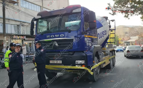 Բեռնատարն անցումից մի քանի մետր հեռավորության վրա վրшերթի է ենթարկել փողոցը չթույլատրվող հատվածով անցնող 73-ամյա կնոջը