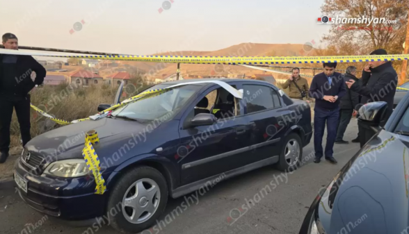 Խաղաղ Դոնի փողոցում կայանված «Opel»-ում հայտնաբերվել է hրազենային վնասվածքով տղամարդու մարմին