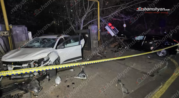 Ազգային ժողովի մոտ բախվել են նախագահի աշխատակազմում հաշվառված համարանիշերով «Renault»-ը և «Honda»-ն․ կա տուժած