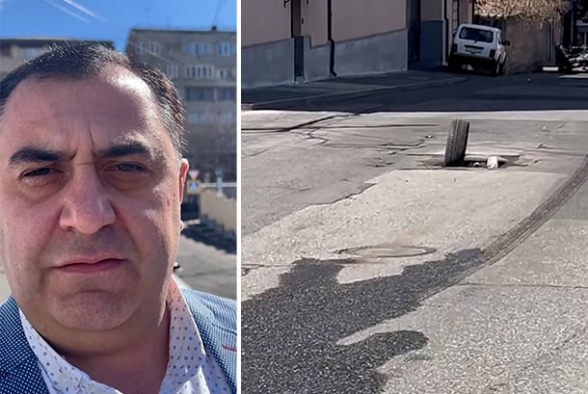 Անվադողերը՝ որպես ճանապարհային փոսերի մասին իրազեկման ժամանակակից միջոց (տեսանյութ)