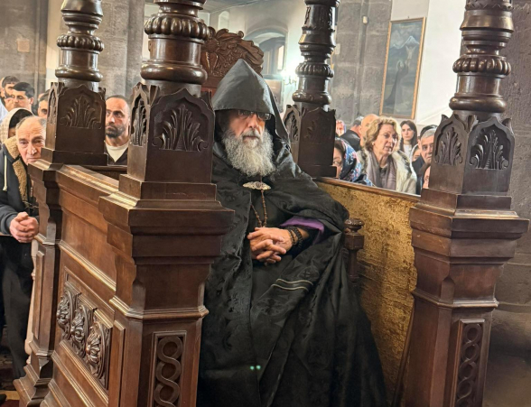 Միքայել Սրբազանը Յոթվերք եկեղեցում մասնակցել է պատարագի (տեսանյութ)