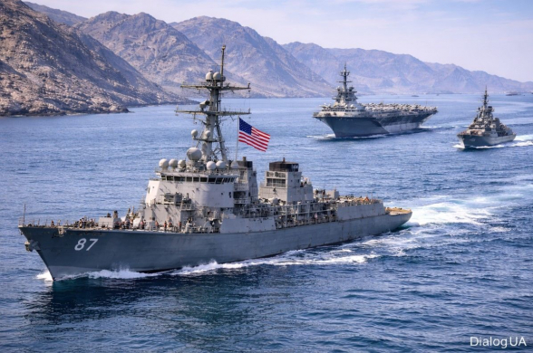 США сосредоточили в Аравийском море к востоку от Ормузского пролива 14 боевых кораблей