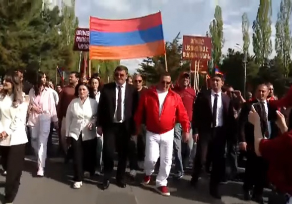 ԲՀԿ-ի հանրահավաքն Աբովյան քաղաքում (տեսանյութ)
